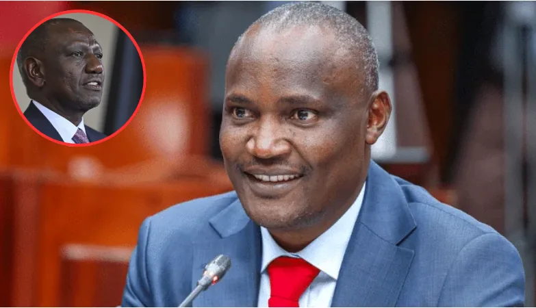 Treasury Cabinet Secretary John Mbadi speaking during a television interview about the government's planned PAYE tax reforms.
