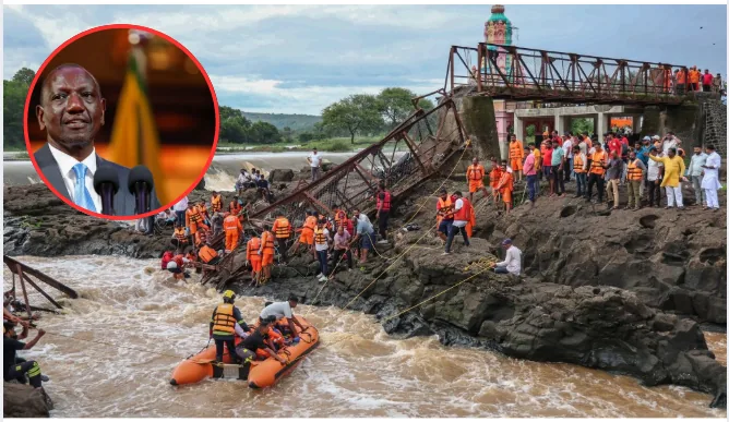 President William Ruto has announced that the stalled Enziu Bridge in Kitui will be completed by September after allocating Ksh600 million to accelerate construction of the project delayed for years following the 2021 tragedy.