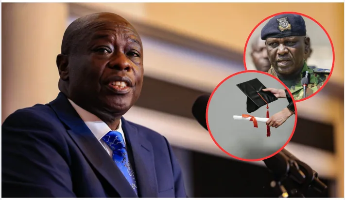 Former Deputy President Rigathi Gachagua has questioned Inspector General Douglas Kanja’s academic qualifications, alleging irregularities in his credentials and appointment process. Kanja was approved by Parliament in 2024 after presenting academic and integrity documents during vetting. The claims remain unverified.