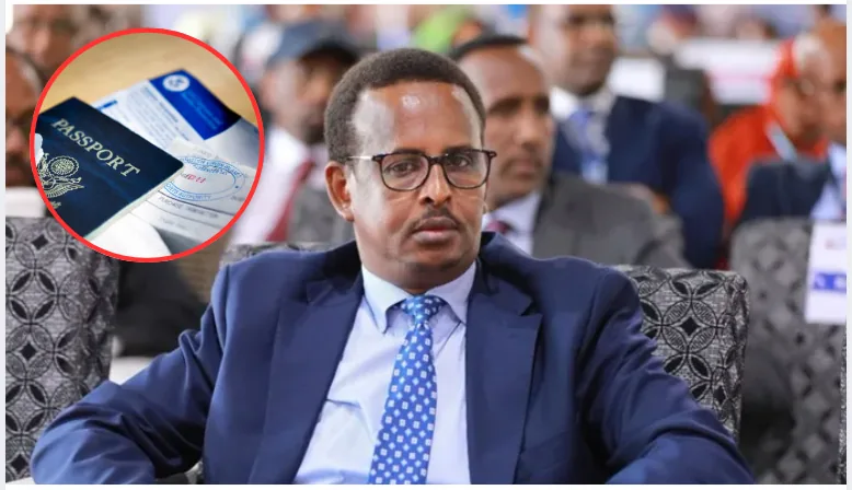 Somalia State Minister at the Presidency Abshir Bukhaari was reportedly denied entry into Kenya at JKIA over questions surrounding a Kenyan passport he was allegedly travelling with. The incident comes weeks after Somalia’s Deputy Prime Minister faced a similar situation, raising diplomatic concerns between the two countries.