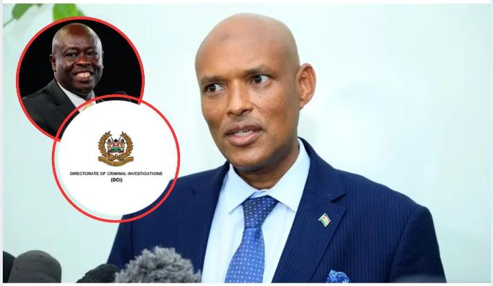 DCI Director Mohamed Amin has rejected Rigathi Gachagua’s claims of receiving intelligence from security officers, warning that such statements could undermine confidence in Kenya’s security institutions.