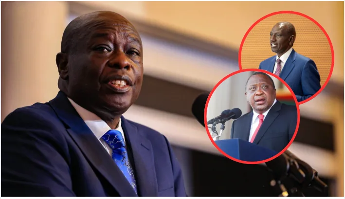 Rigathi Gachagua has challenged President William Ruto to stop blaming retired President Uhuru Kenyatta for opposition activities and instead focus on him as a potential 2027 rival.