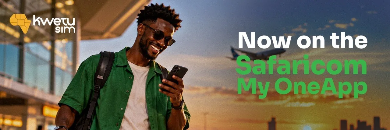 Kwetu eSIM now available on the Safaricom M-PESA Super App, offering travellers mobile data across more than 200 destinations worldwide.