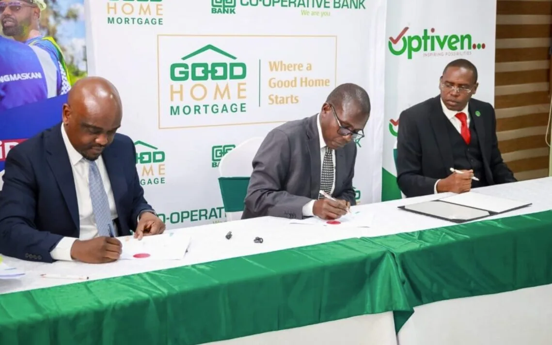 Optiven and Everstrong team up with Co-op Bank to simplify access to land, home construction, and mortgage financing for Kenyans.